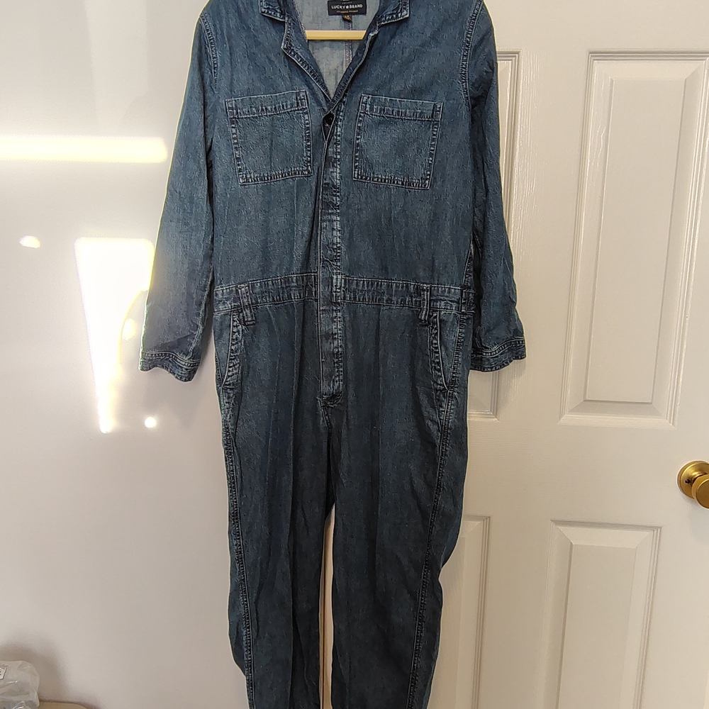 Lucky Brand Blue Denim Jumpsuit - Picture 3 of 3